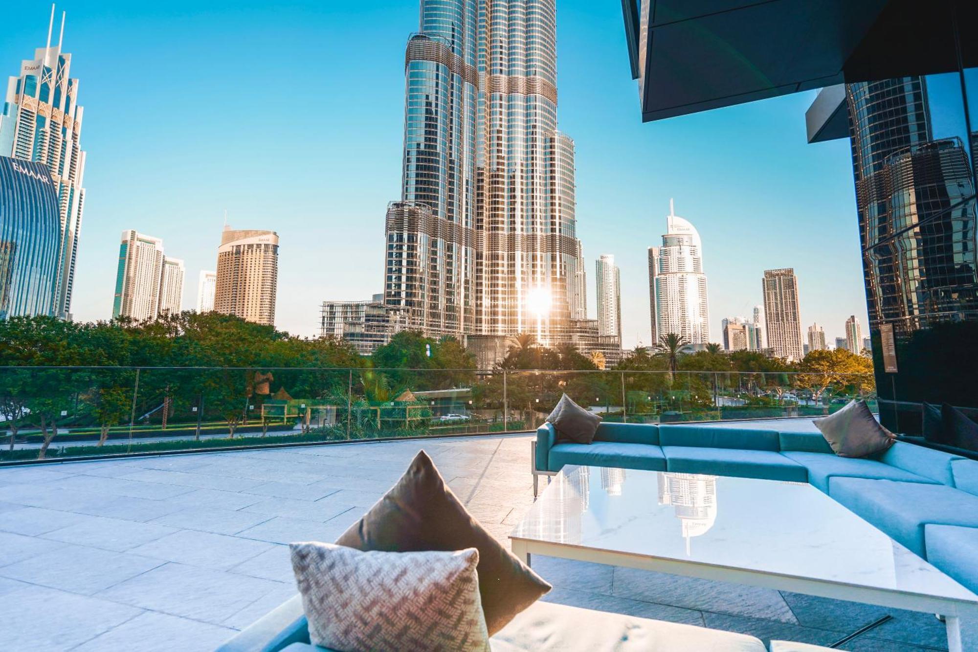 The Closest Building To Burj Khalifa With Fountain View In Address Opera Residence Dubai Ngoại thất bức ảnh