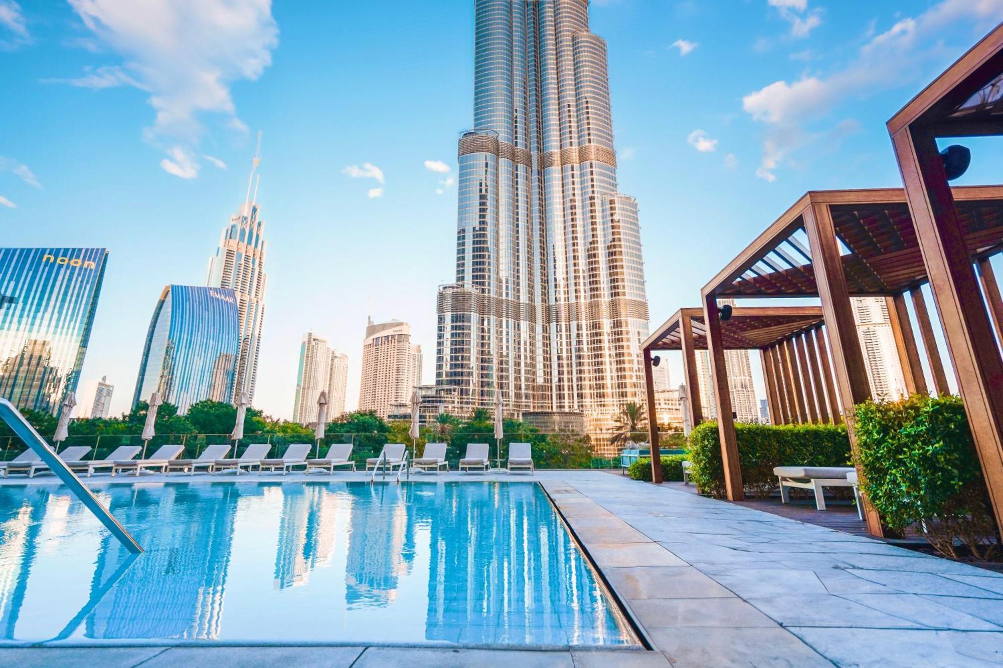 The Closest Building To Burj Khalifa With Fountain View In Address Opera Residence Dubai Ngoại thất bức ảnh